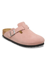 Birkenstock Birkenstock Boston Suede Leather - Pink Clay Narrow