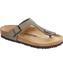 Birkenstock Birkenstock Gizeh Birko-Flor Nubuck - Stone Regular