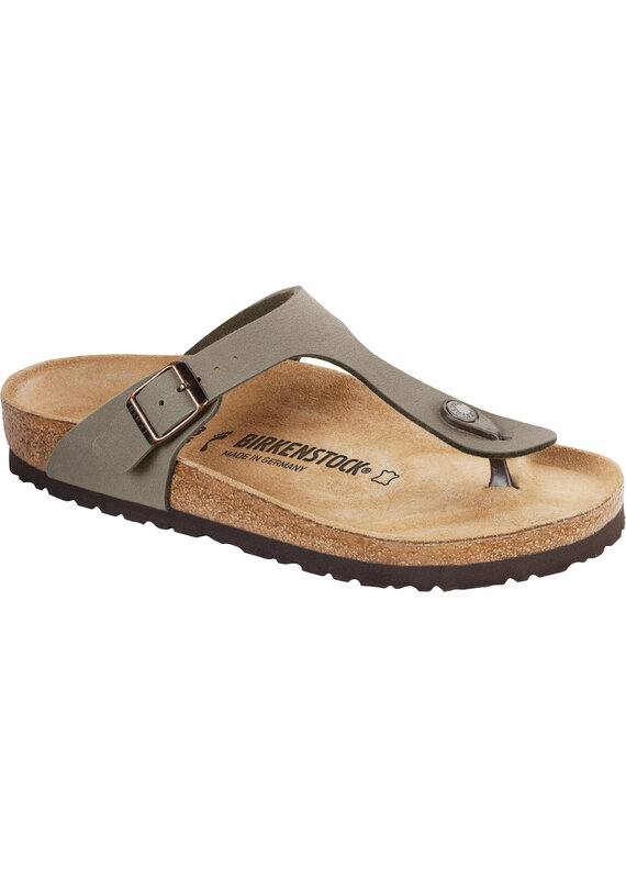 Birkenstock Birkenstock Gizeh Birko-Flor Nubuck - Stone Regular