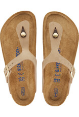 Birkenstock Birkenstock Gizeh SFB Leather - Sandcastle Regular