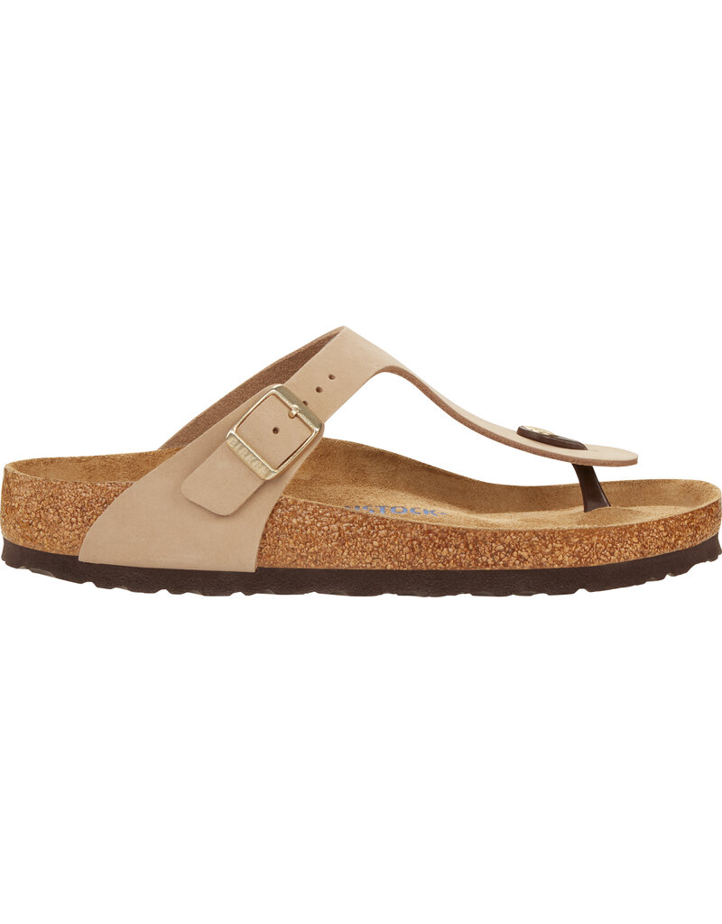 Birkenstock Birkenstock Gizeh SFB Leather - Sandcastle Regular