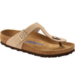 Birkenstock Birkenstock Gizeh SFB Leather - Sandcastle Regular