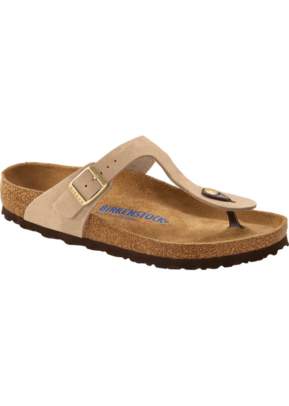 Birkenstock Birkenstock Gizeh SFB Leather - Sandcastle Regular