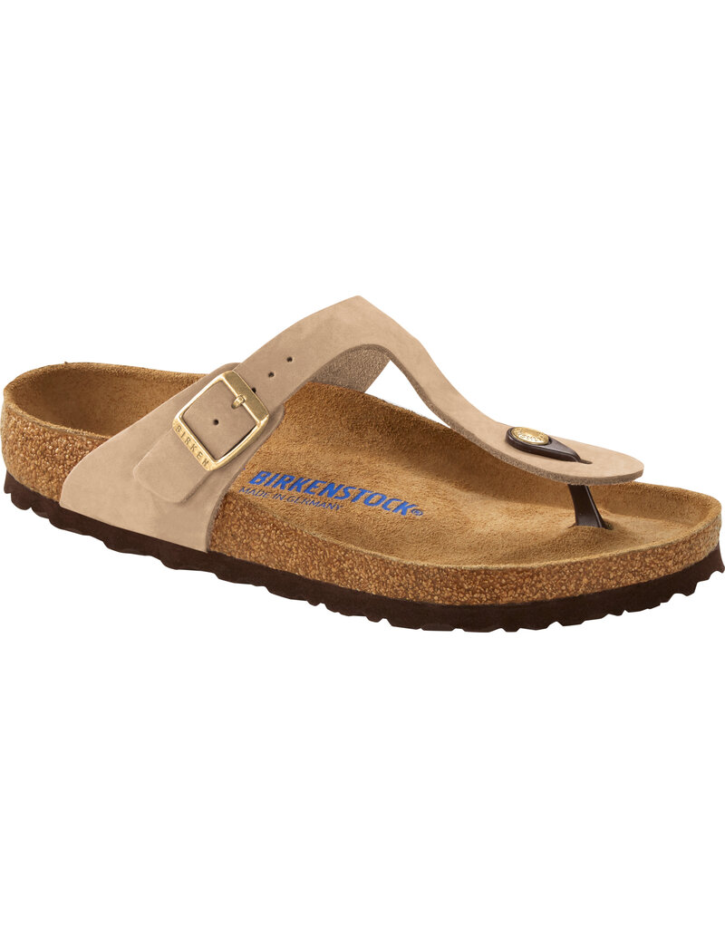Birkenstock Birkenstock Gizeh SFB Leather - Sandcastle Regular