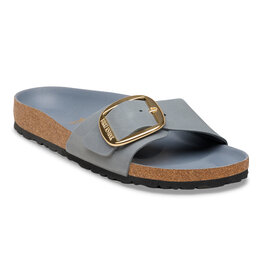 Birkenstock Birkenstock Madrid Big Buckle Oiled Leather -  Basalt Grey Narrow
