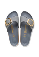 Birkenstock Birkenstock Madrid Big Buckle Oiled Leather -  Basalt Grey Narrow