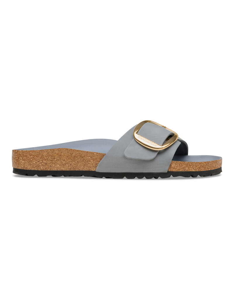 Birkenstock Birkenstock Madrid Big Buckle Oiled Leather -  Basalt Grey Narrow