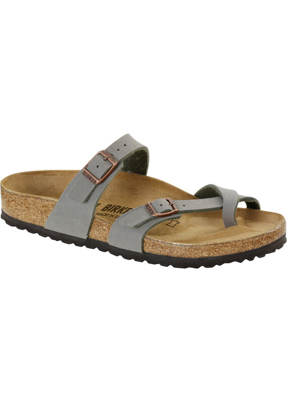 Birkenstock Birkenstock Mayari BF - Nubuck Stone Regular