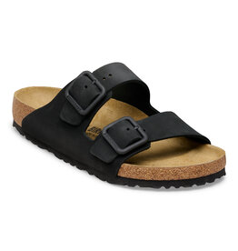 Birkenstock Birkenstock Arizona Wire Buckle Nubuck Leather -  Black Regular