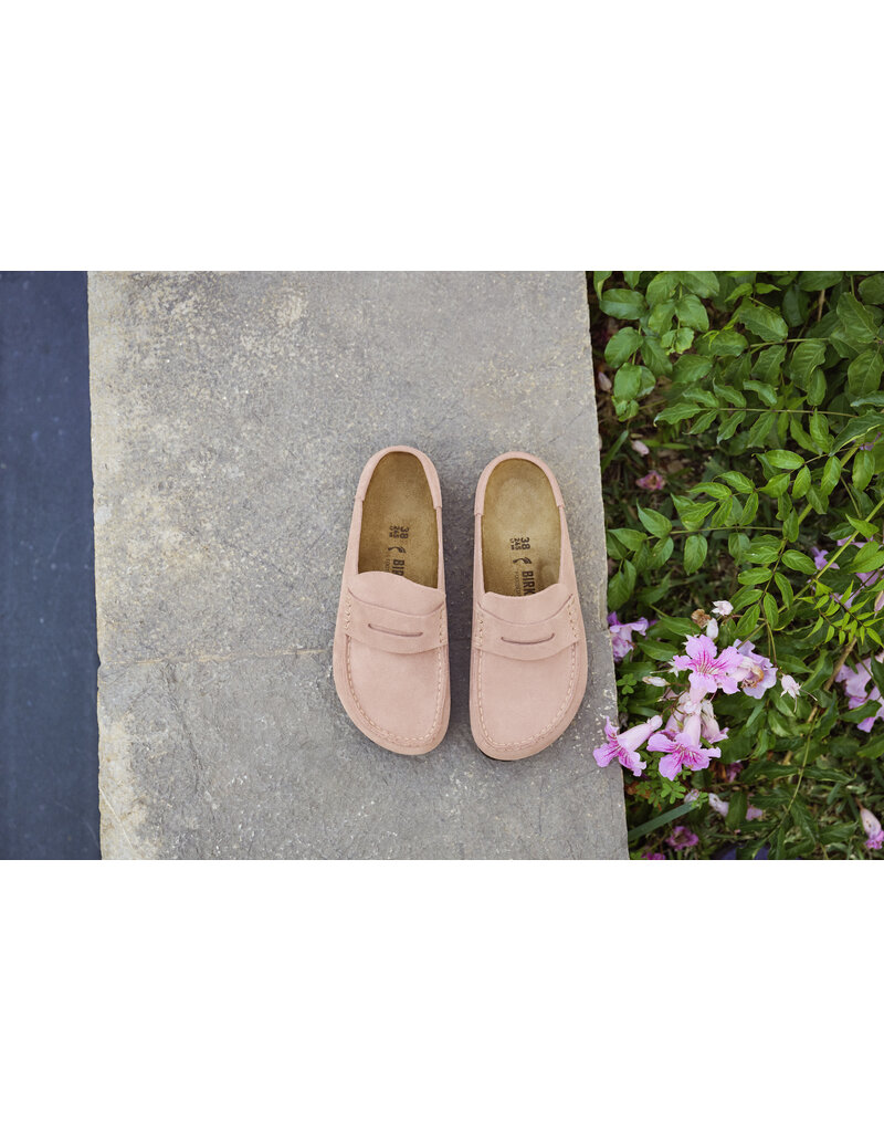 Birkenstock Birkenstock Naples Wrapped Suede Leather - Pink Clay Narrow