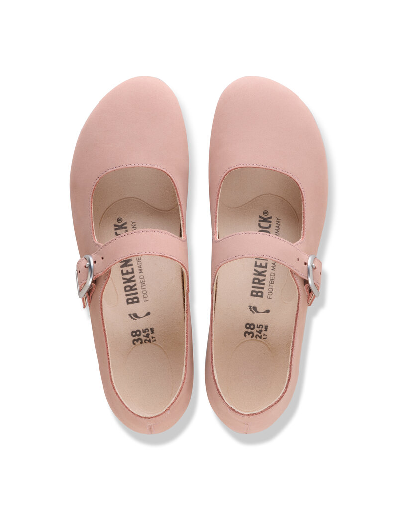 Birkenstock Birkenstock Santa Clarita Nubuck Leather - Pink Clay Narrow