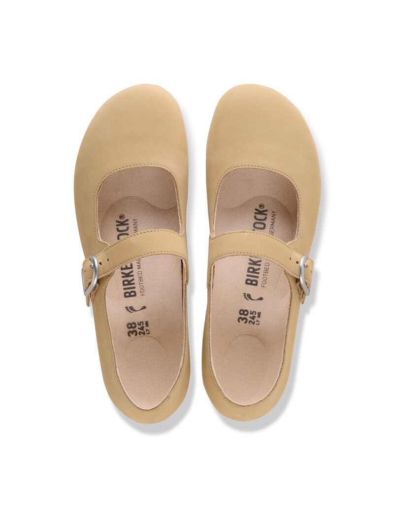 Birkenstock Birkenstock Santa Clarita Nubuck Leather - Sandcastle Narrow