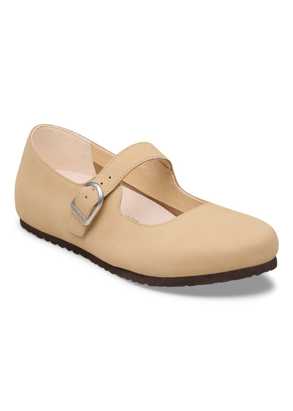 Birkenstock Birkenstock Santa Clarita Nubuck Leather - Sandcastle Narrow