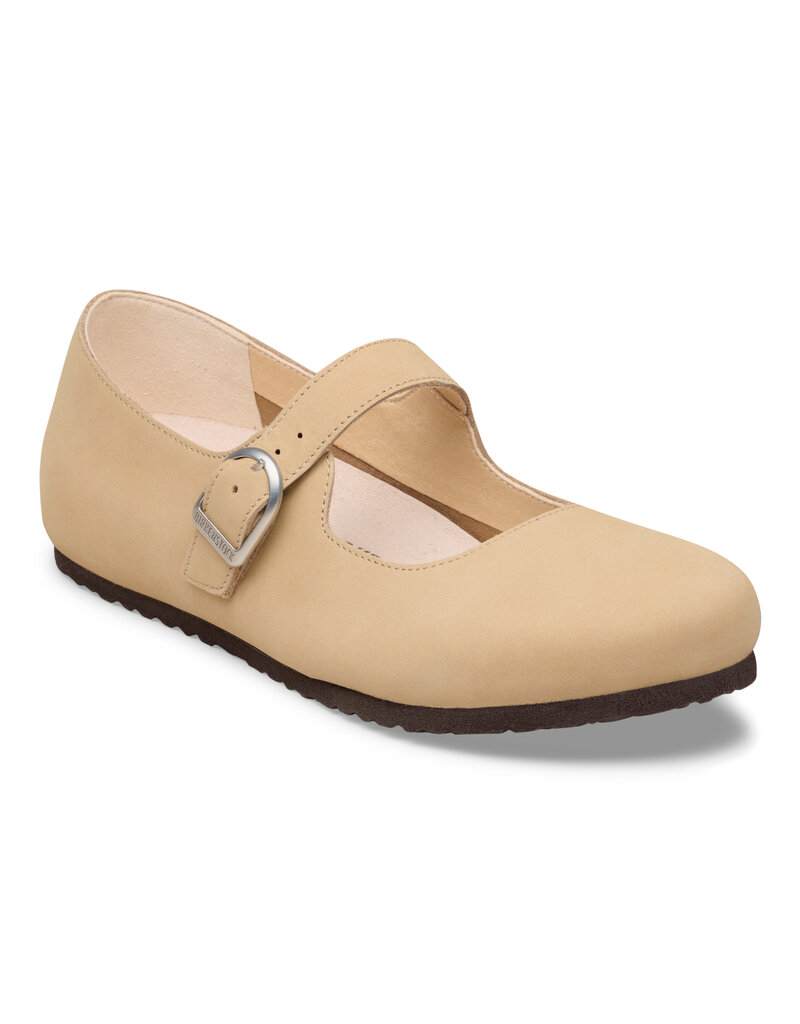 Birkenstock Birkenstock Santa Clarita Nubuck Leather - Sandcastle Narrow