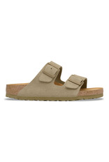 Birkenstock Birkenstock Arizona Suede Leather - Faded Khaki Narrow