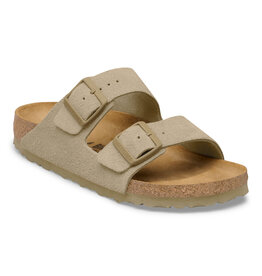 Birkenstock Birkenstock Arizona Suede Leather - Faded Khaki Narrow