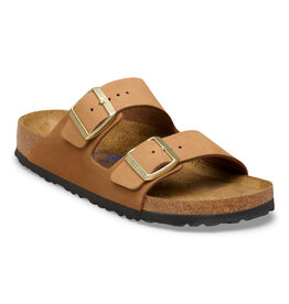 Birkenstock Birkenstock Arizona SFB Nubuck Leather - Mink Narrow