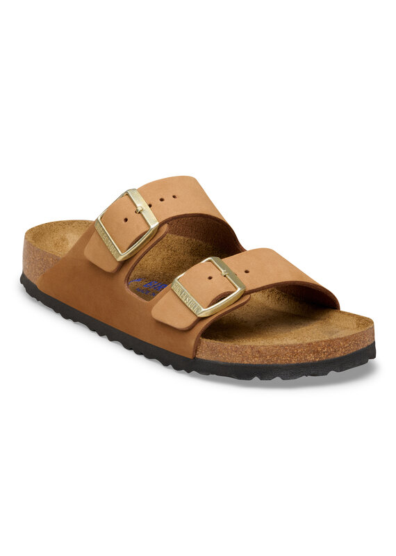 Birkenstock Birkenstock Arizona SFB Nubuck Leather - Mink Narrow