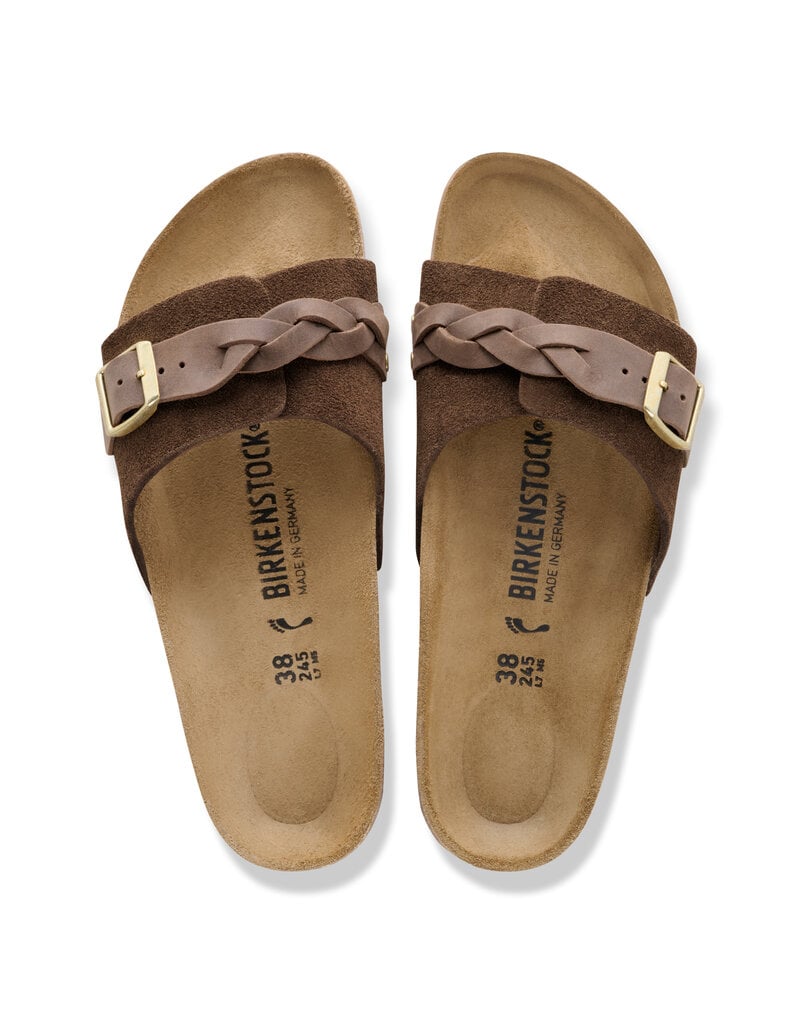 Birkenstock Birkenstock Oita Braided Suede Leather - Carafe Narrow