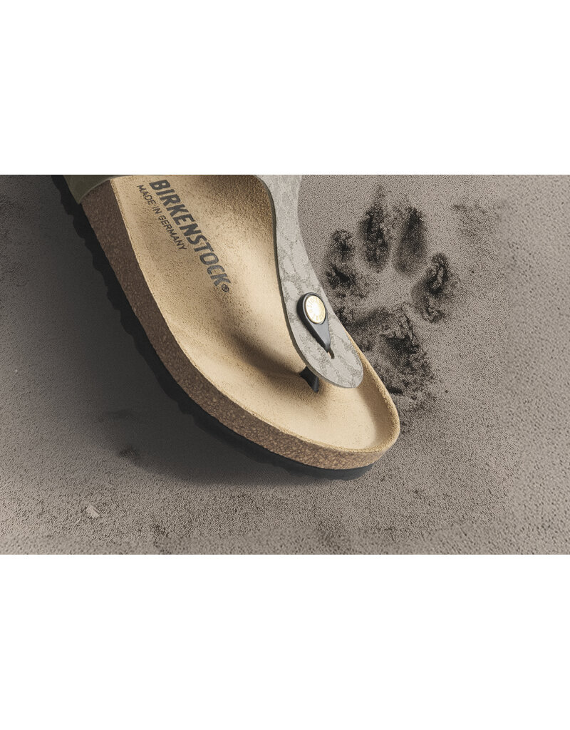 Birkenstock Birkenstock Gizeh Leather - Leo Gray Taupe Regular