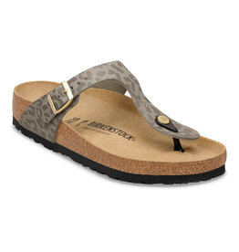 Birkenstock Birkenstock Gizeh Leather - Leo Gray Taupe Regular
