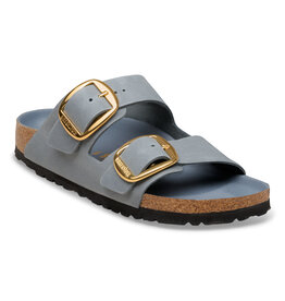 Birkenstock Birkenstock Arizona Big Buckle Oiled Leather - Basalt Gray Narrow