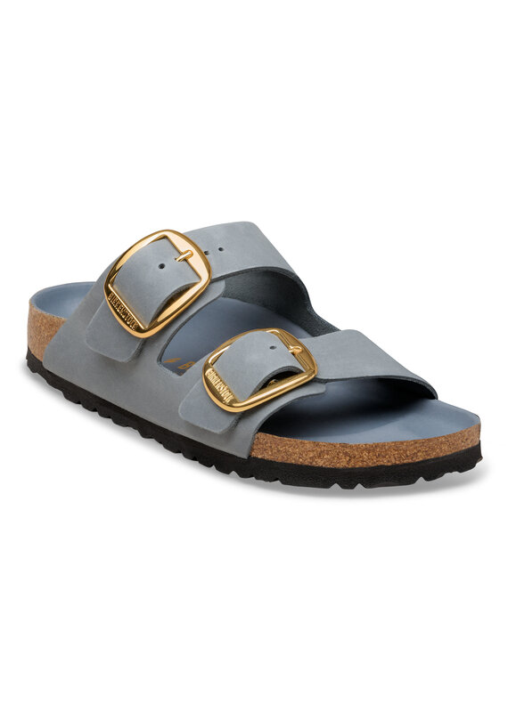 Birkenstock Birkenstock Arizona Big Buckle Oiled Leather - Basalt Gray Narrow