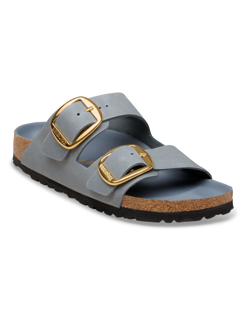 Birkenstock Birkenstock Arizona Big Buckle Oiled Leather - Basalt Gray Narrow