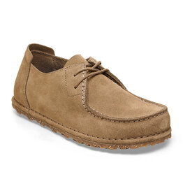 Birkenstock Birkenstock Utti Lace Suede Leather - Gray Taupe Narrow