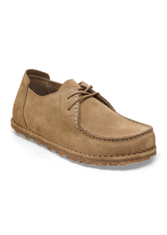 Birkenstock Birkenstock Utti Lace Suede Leather - Gray Taupe Narrow