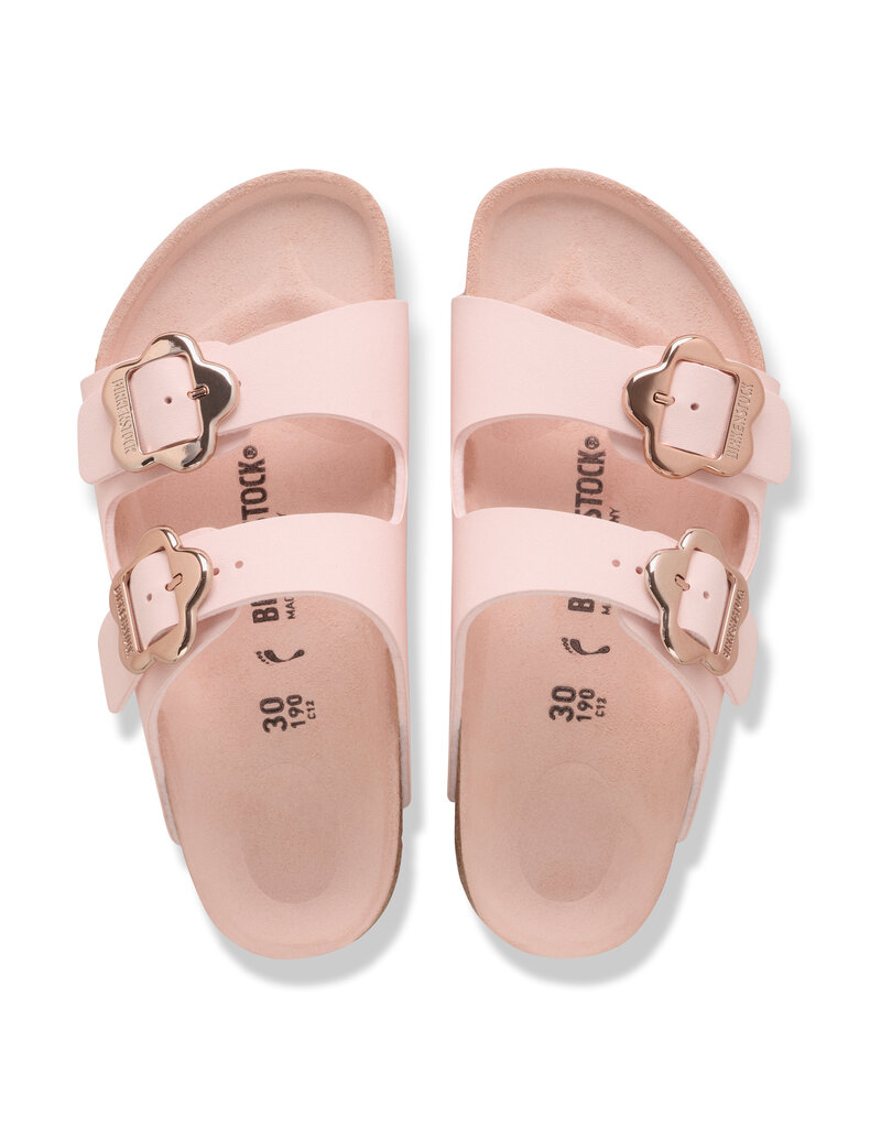 Birkenstock Birkenstock Arizona Flower Buckle Kids - Light Rose Tonal Narrow