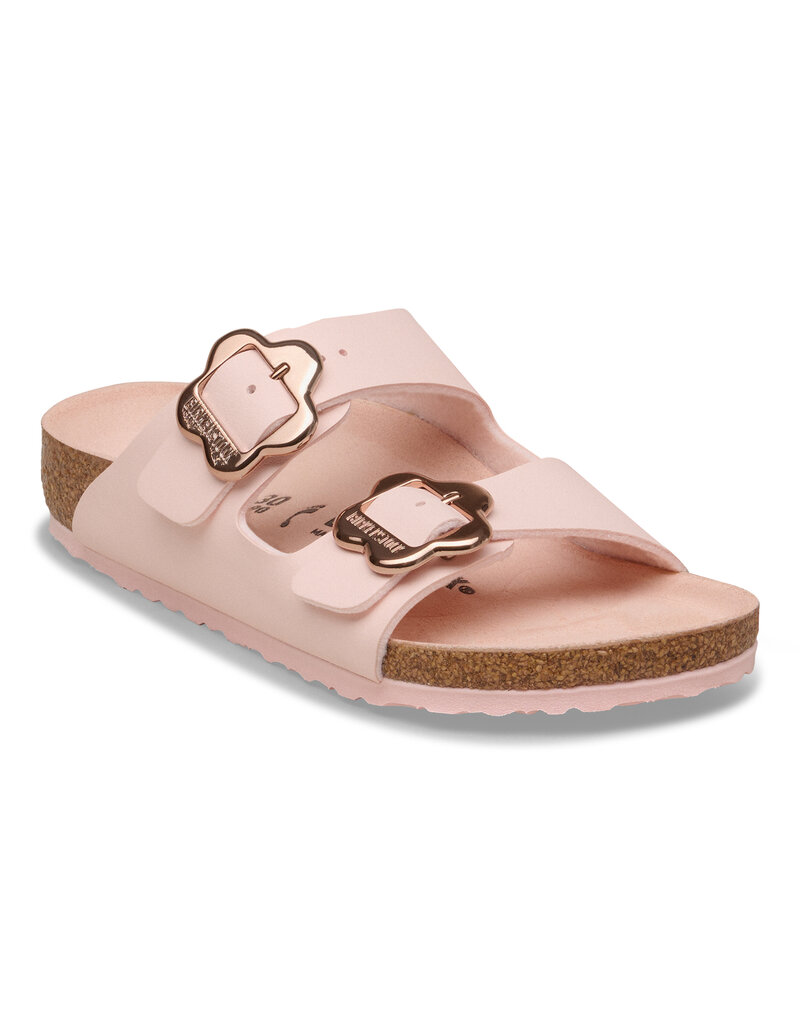 Birkenstock Birkenstock Arizona Flower Buckle Kids - Light Rose Tonal Narrow