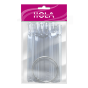 HNC Color Ring - Clear 30pcs