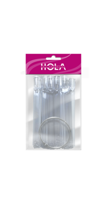 HNC Color Ring - Clear 30pcs