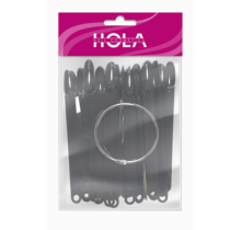 HNC Kleurenring - Zwart 50 pcs