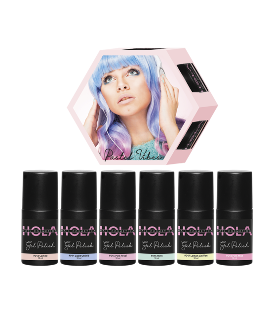 HNC Pastel Vibes Gelpolish Collection (6x10ml)