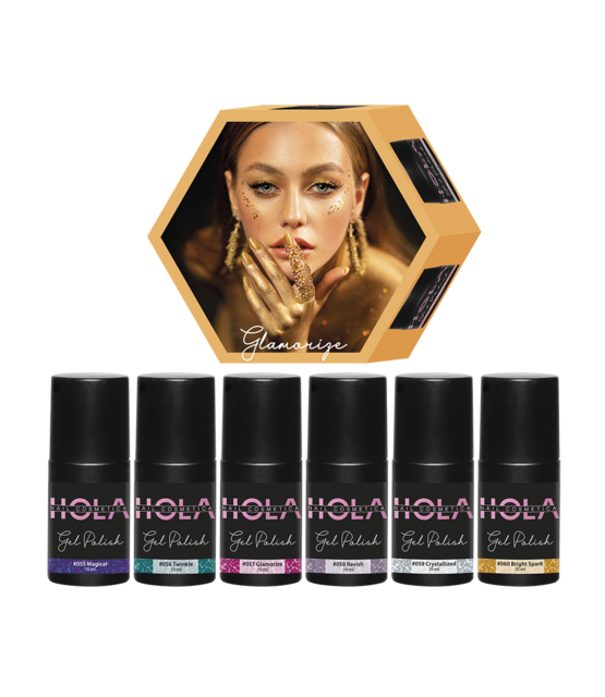 HNC Glamorize Gelpolish Collection (6x10ml)