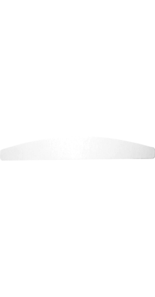 HNC Vijl Halfmoon Wit 100/180
