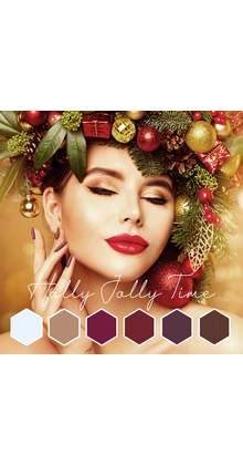 HNC Holly Jolly Time Gelpolish Collection (6x10ml)