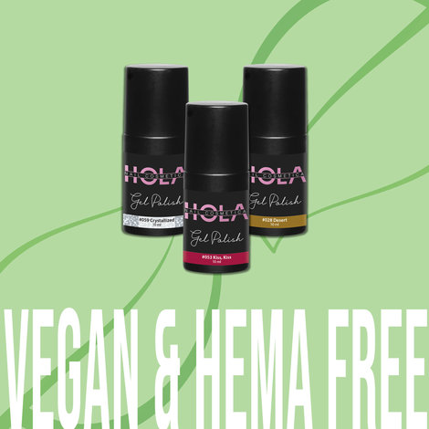 Hola gel polish: Vegan & hema free