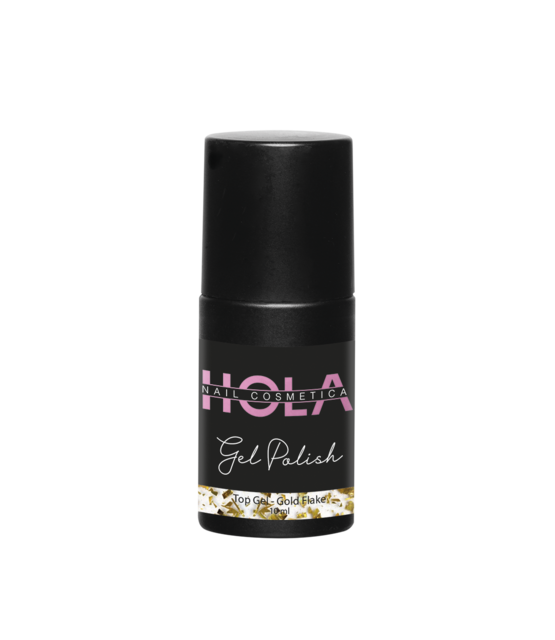 HNC Top Gel - Gold Flake (10ml)