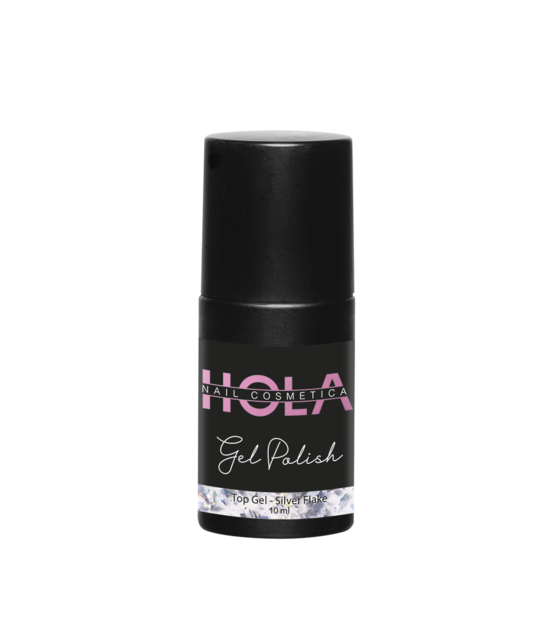 HNC Top Gel - Silver Flake (10ml)