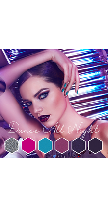HNC Dance All Night Gelpolish Collection (6x10ml)