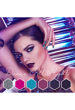 HNC Dance All Night Gelpolish Collection (6x10ml)