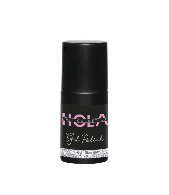 HNC Top Gel - Silver Glitz (10ml)
