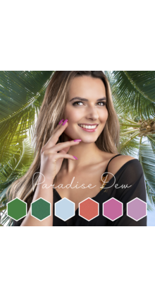 HNC Paradise Dew Gelpolish Collection (6x10ml)