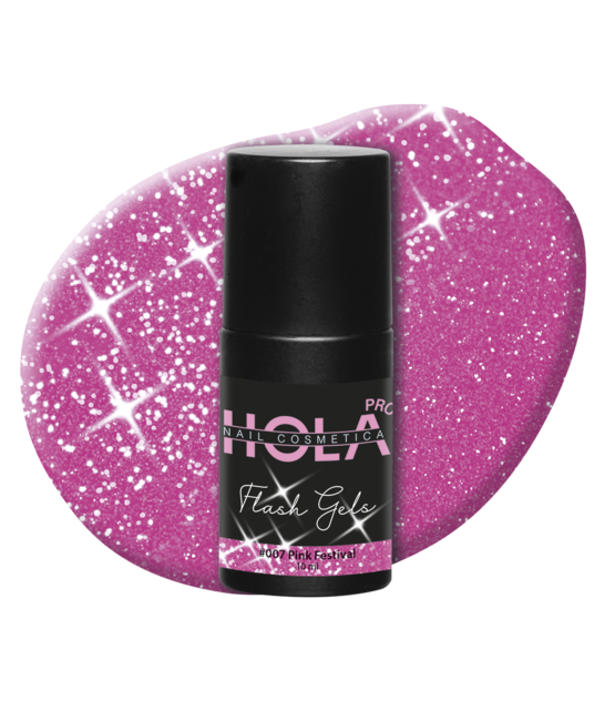 HNC Flash Gel #007 Pink Festival
