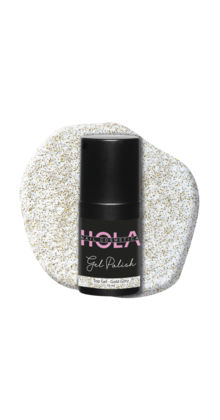 HNC GP Top Gel - Gold Glitz 10ml