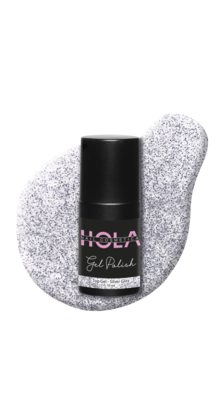 HNC GP Top Gel - Silver Glitz 10ml