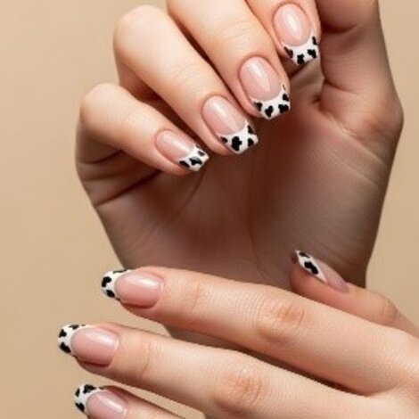 From Print to Polish: The timeless charm of cow print nails